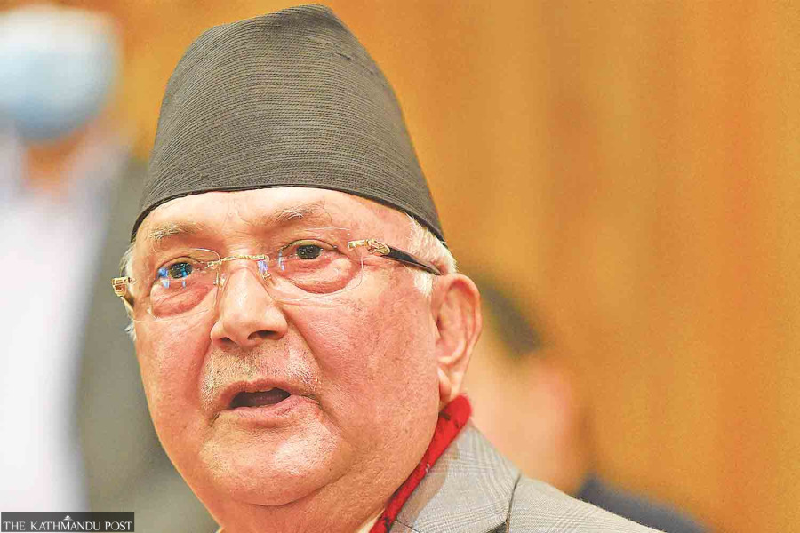 Oli to lead drafting of government’s common programme