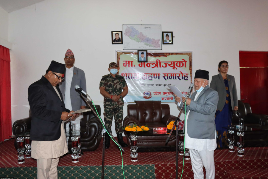 Questions of inclusivity arise over Sunday’s Karnali Cabinet reshuffle
