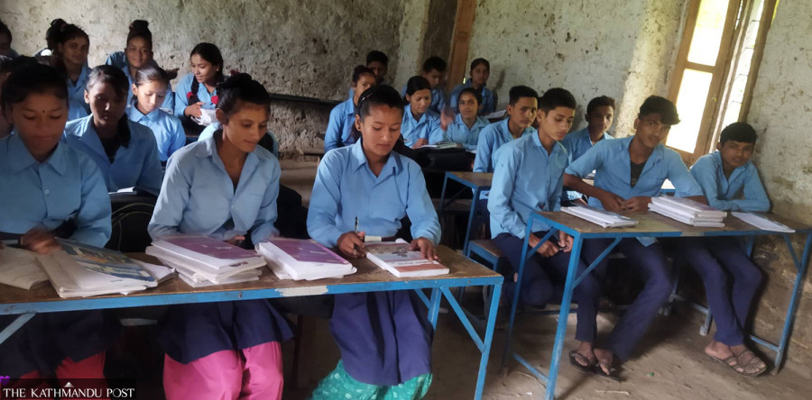 Classes began 7 months ago but students have no books