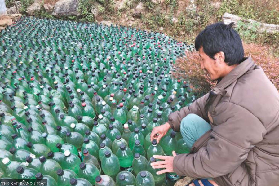 No alternative to rainwater in Dhankuta’s Thamdanda