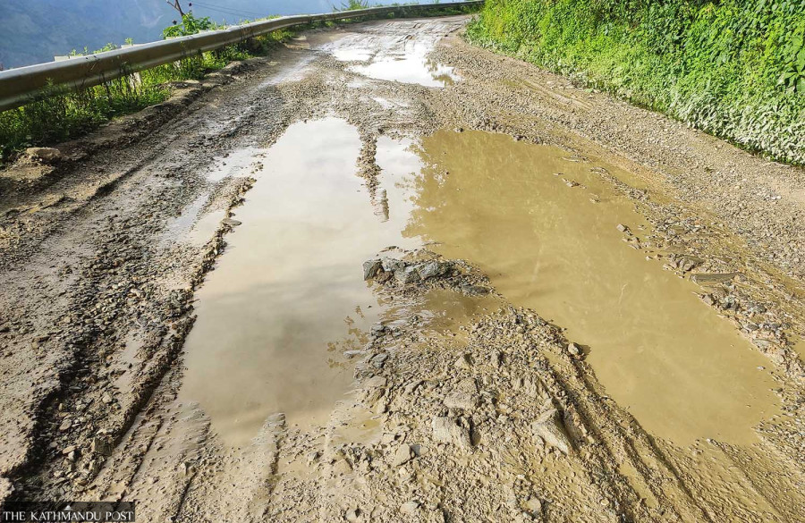 Syaubari–Rasuwagadhi road upgrade work halted by pandemic yet to resume
