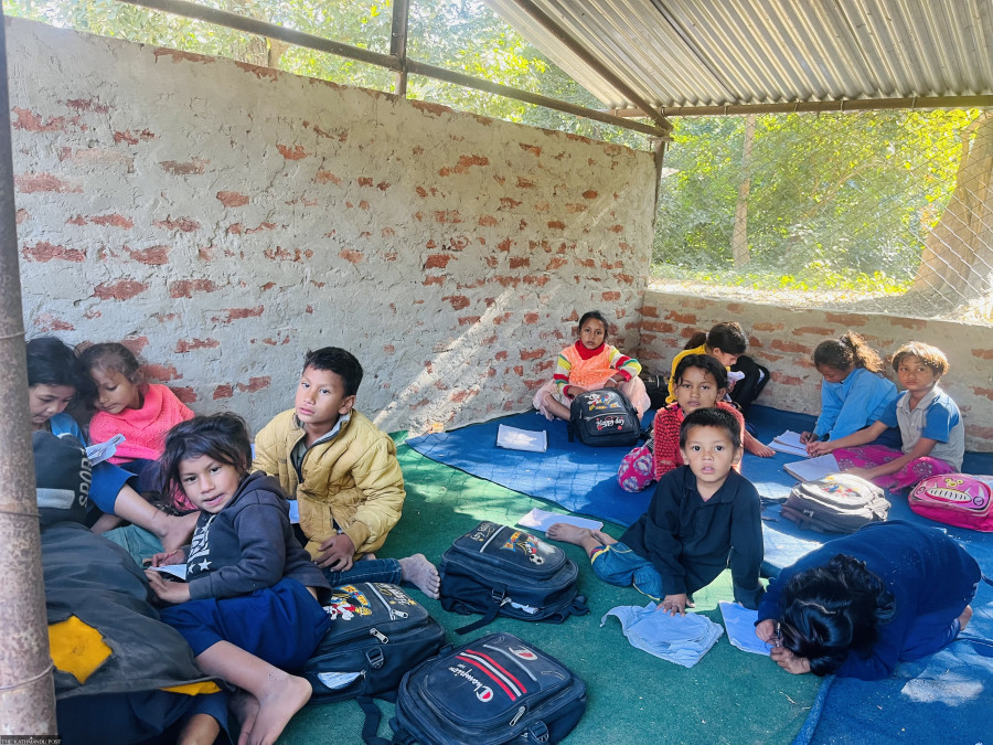 Surkhet children displaced by floods are dropping out of schools