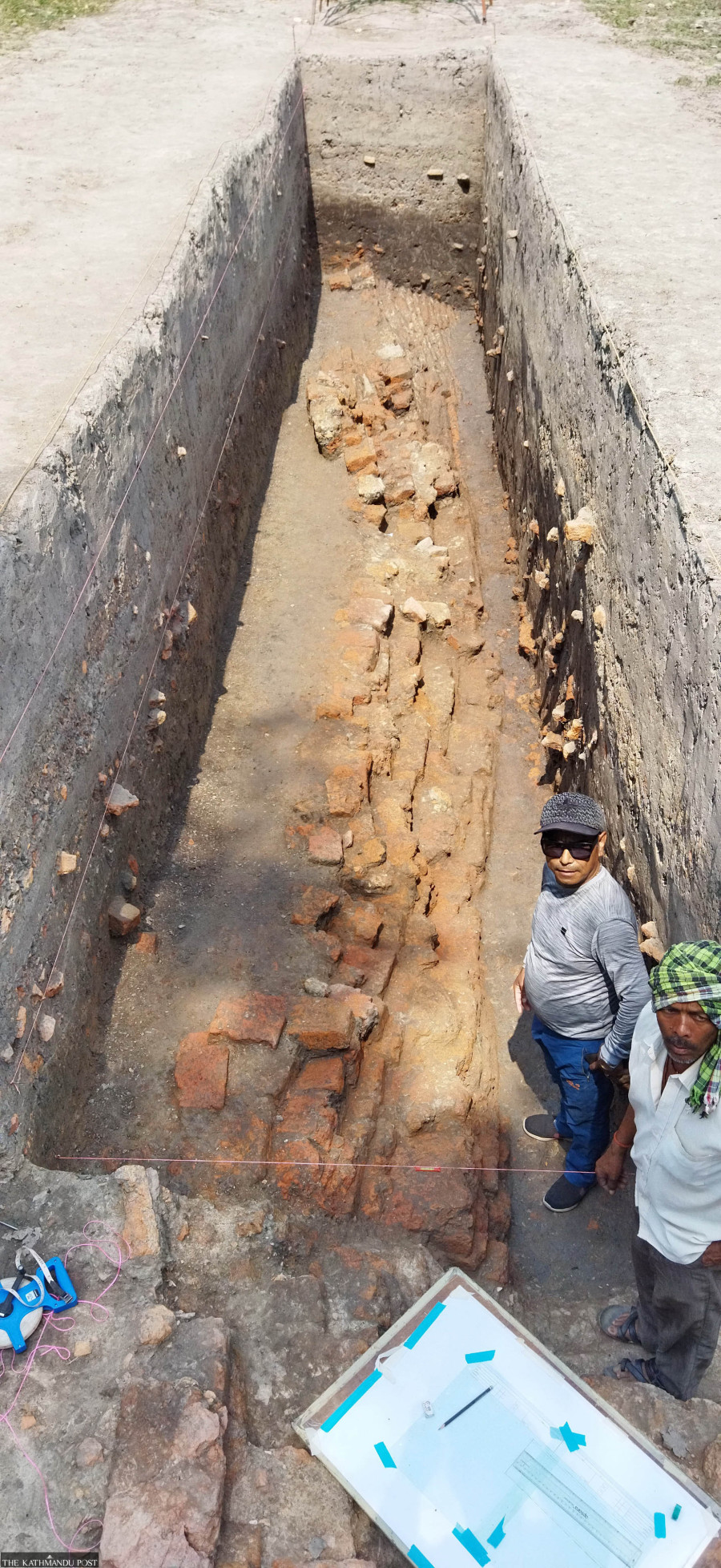 Ruins of Maurya-era wall unearthed in Tilaurakot, Kapilvastu