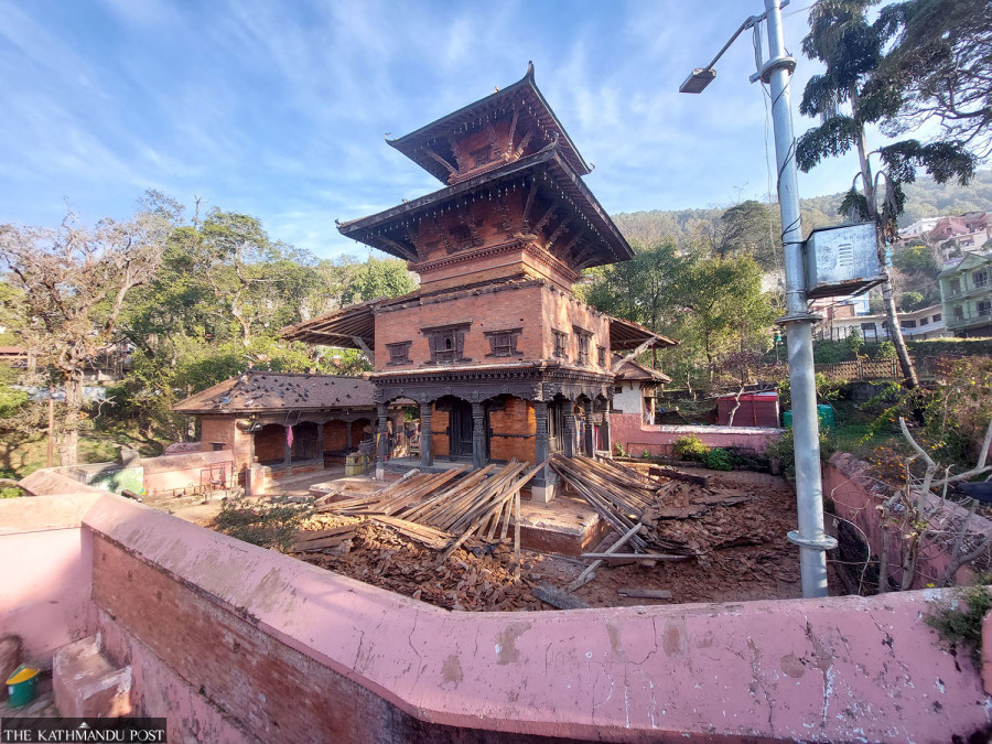 Palpa’s Amar Narayan Temple in disrepair