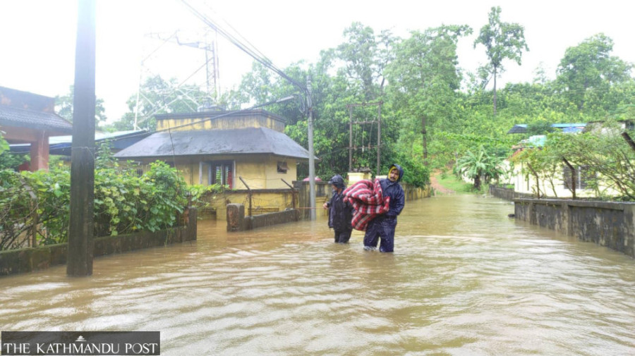 95 houses inundated in Nawalpur