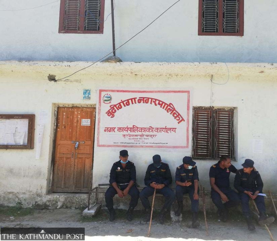 Services halted in Budhiganga amid reelection delay