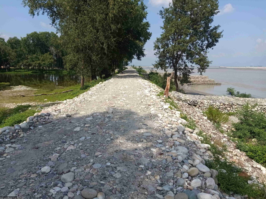 Embankment to protect Dodhara Chandani is always a poll agenda
