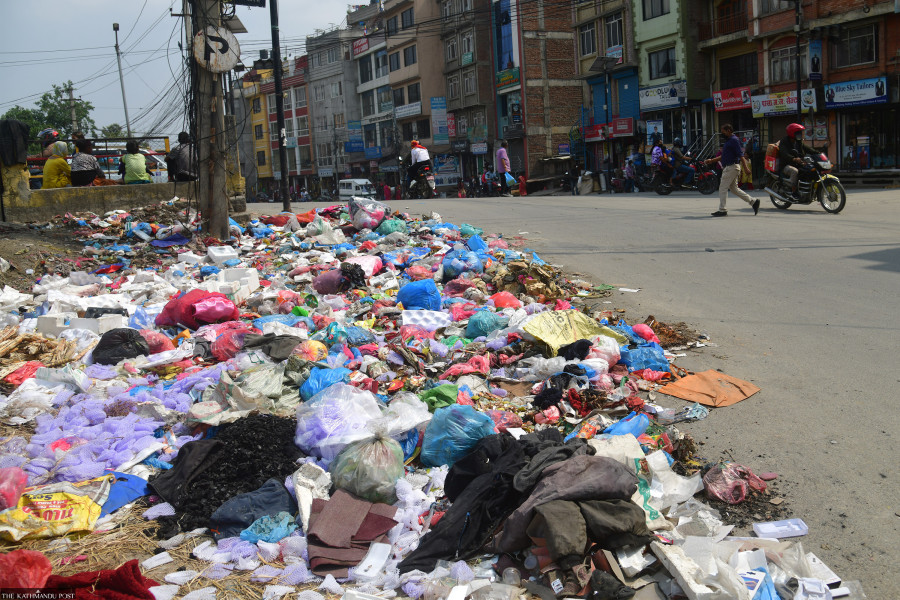 Teku residents launch protest against huge garbage buildup at waste transfer station