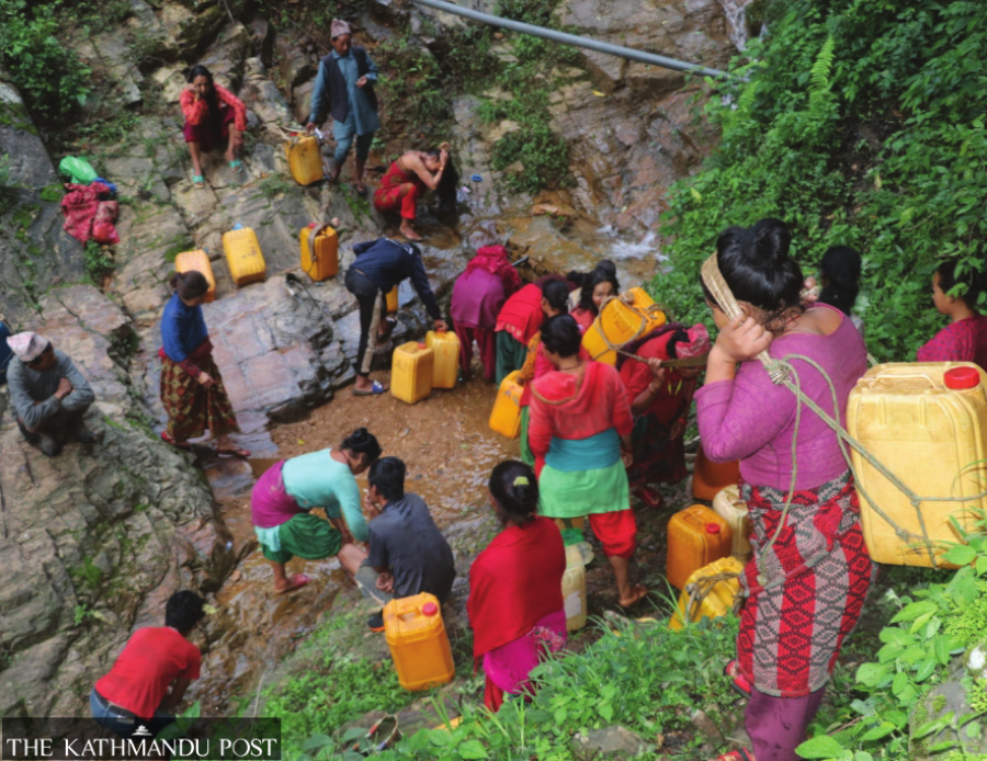 Gurdung settlement faces acute water shortages every monsoon