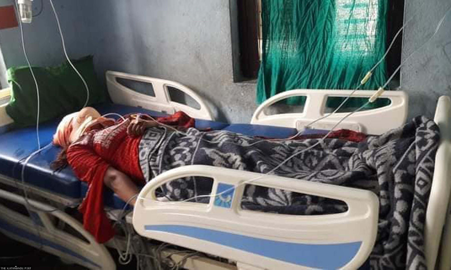 Two dead, 17 injured in Salyan jeep accident