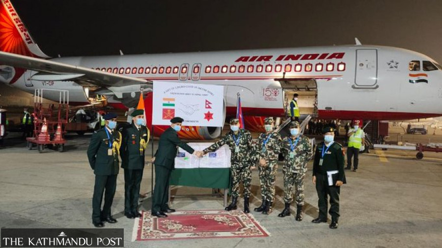 Indian Army provides 100,000 doses of Covishield to Nepal Army