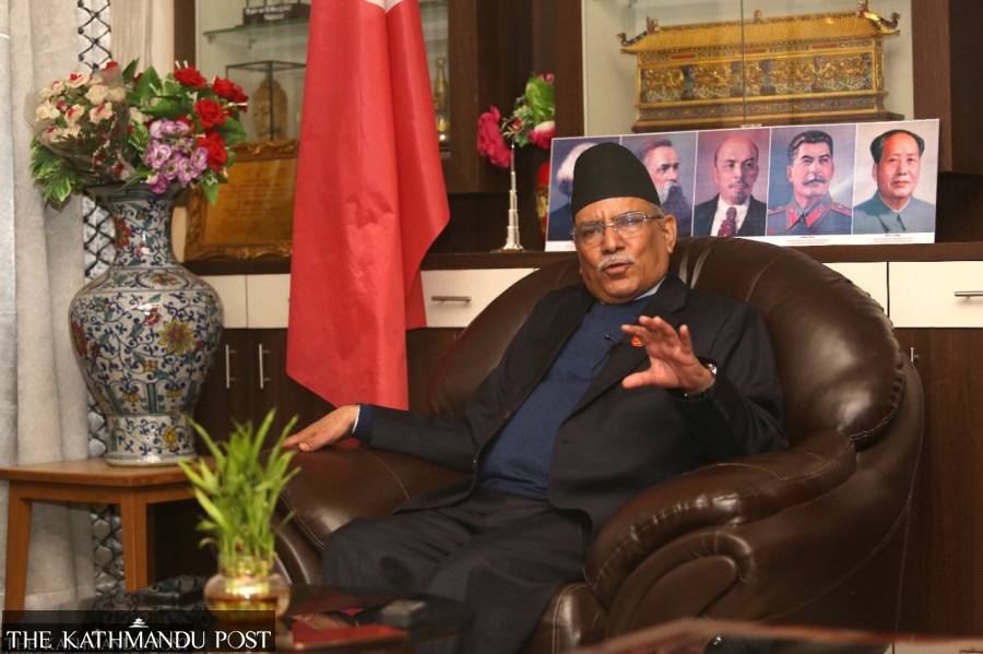 Maoist chair Dahal tests positive for Covid-19