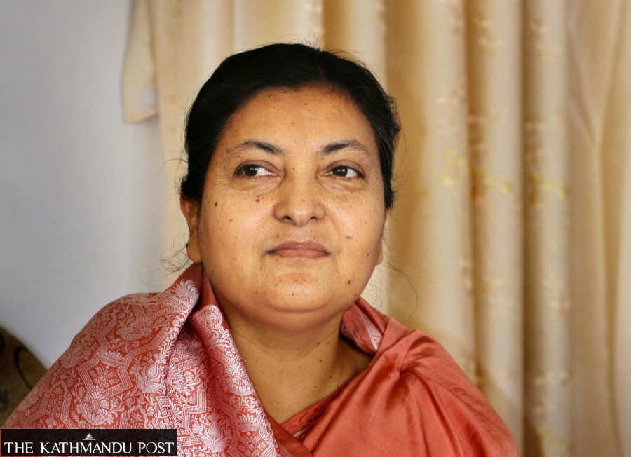 President Bhandari asks Prime Minister Deuba to ensure timely local polls