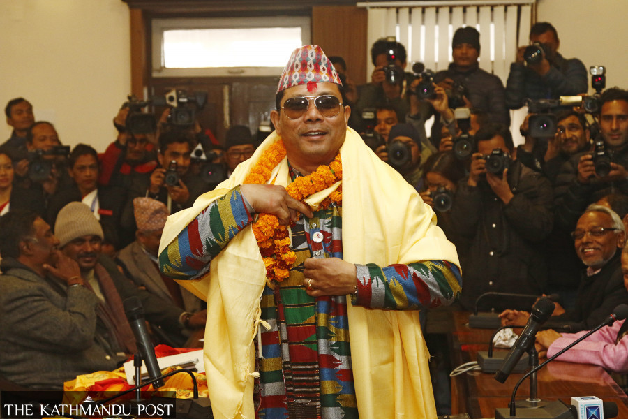 Resham Chaudhary won election from hiding. His 5-month-old party claims Tikapur when he is in jail