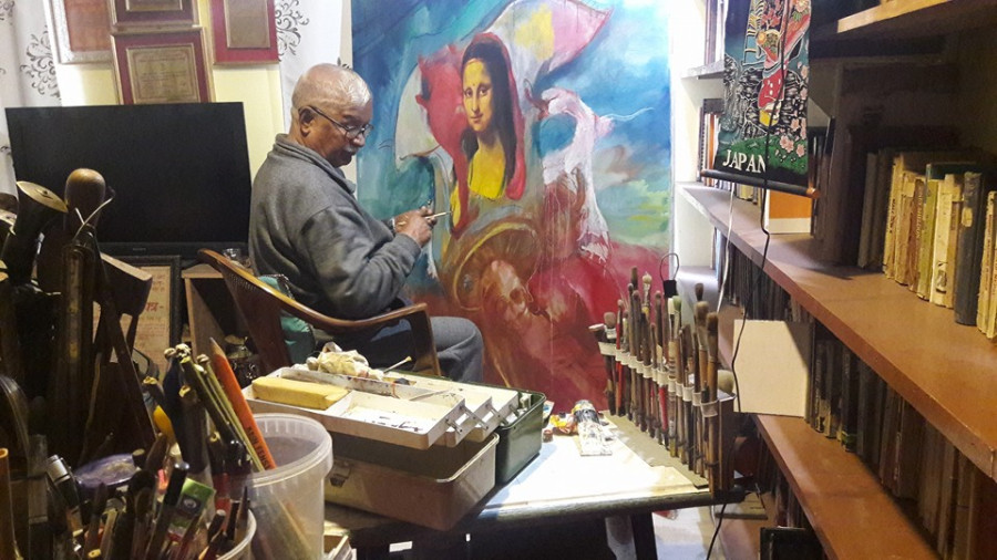 Apocalyptic vision in Nepali art