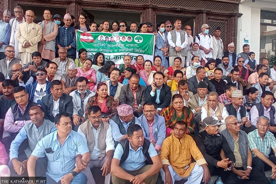 Congress’ Koirala faction continues protest over PR candidacies