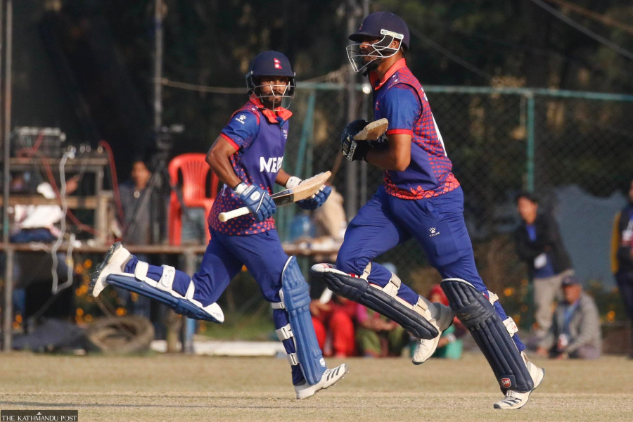 Nepal edge UAE by three wickets for a series-levelling victory