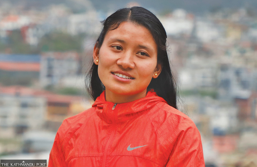 Runner Santoshi Shrestha keeps bettering herself