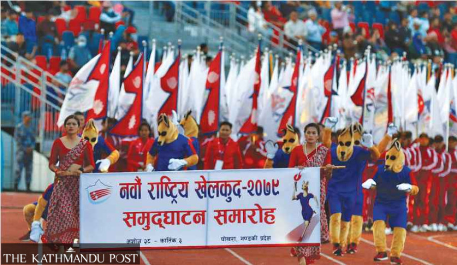 Ninth National Games officially kicks off in Gandaki