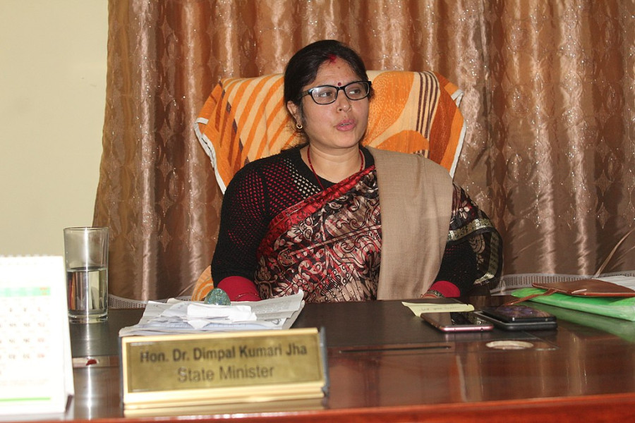 Former state minister Dimpal Jha dies at 42