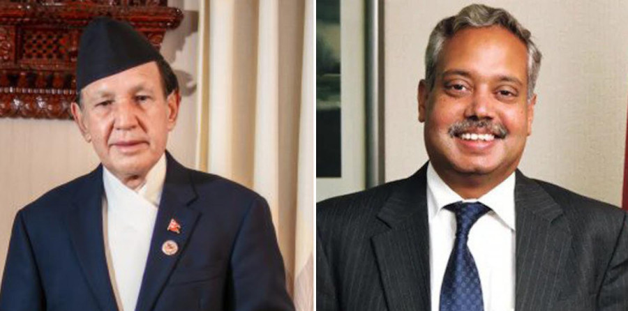 Khadka holds talks with Indian envoy Srivastava over Agnipath hiring row