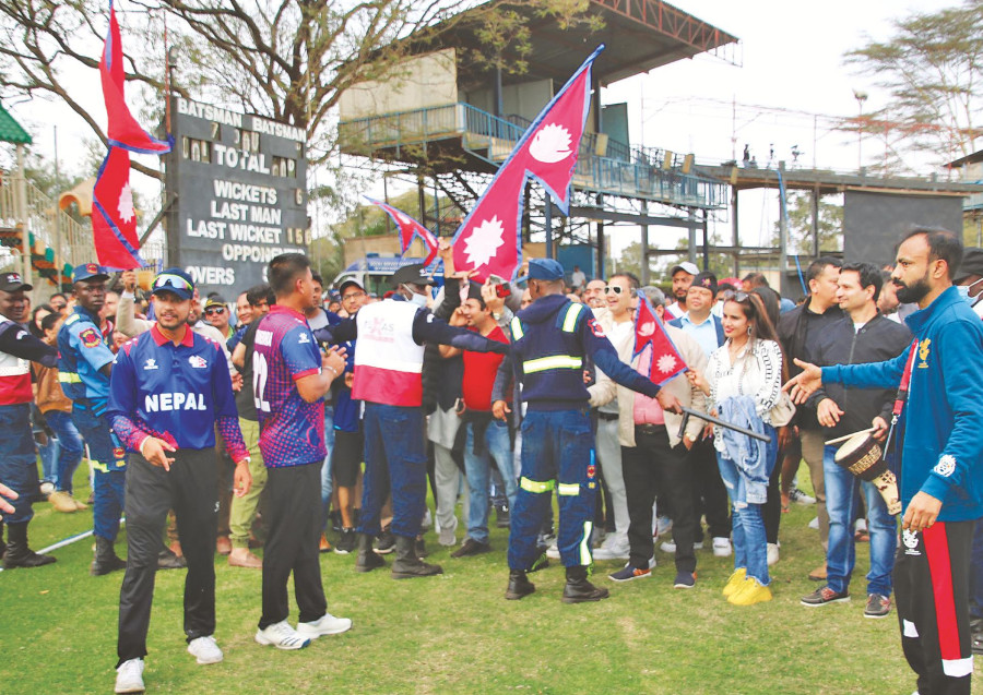 Nepal edge Kenya, lead series 2-1