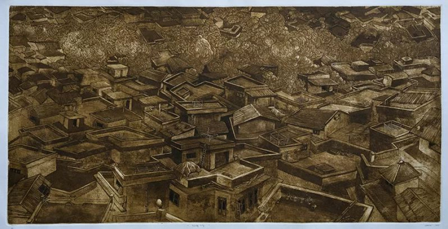 Depicting a forgotten past on dwindling blueprints