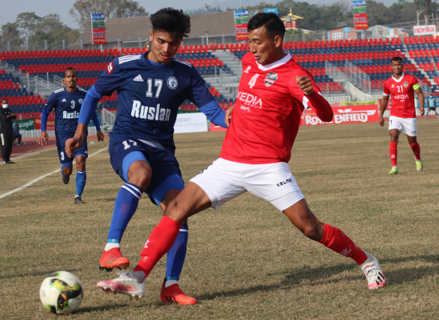 Gurung’s lone goal steers Army to Aaha Rara semis