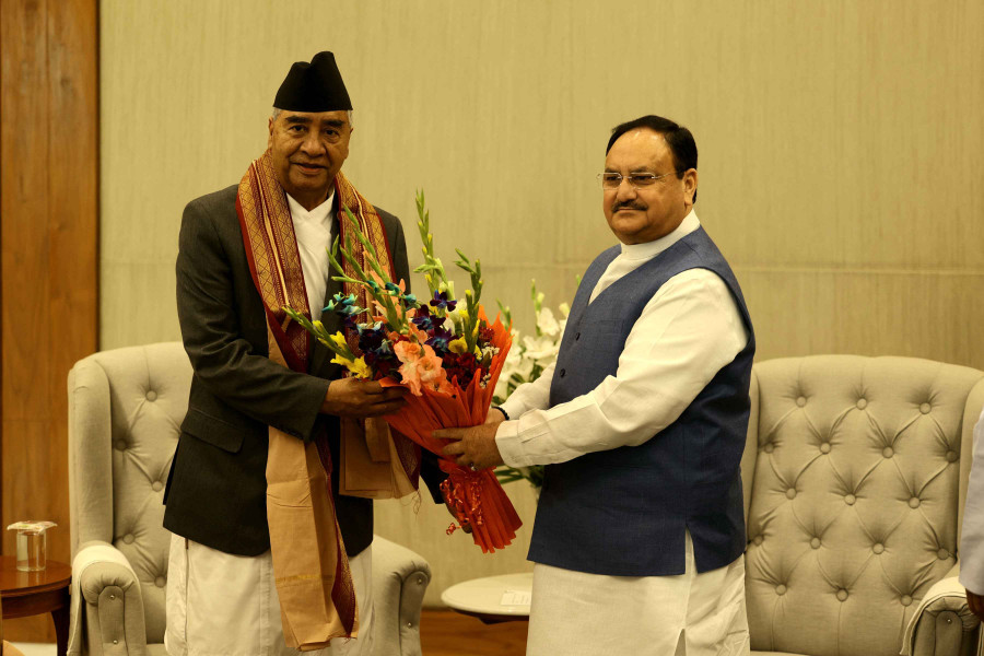 Prime Minister Deuba in Delhi