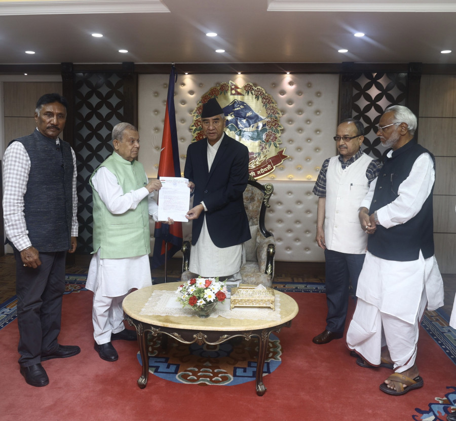 Loktantrik Samajbadi presents its wish list to Deuba in preparation for joining government