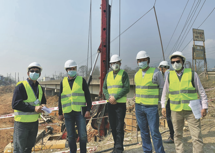 Amid concerns about delays, ADB’s Nepal chief visits road project sites