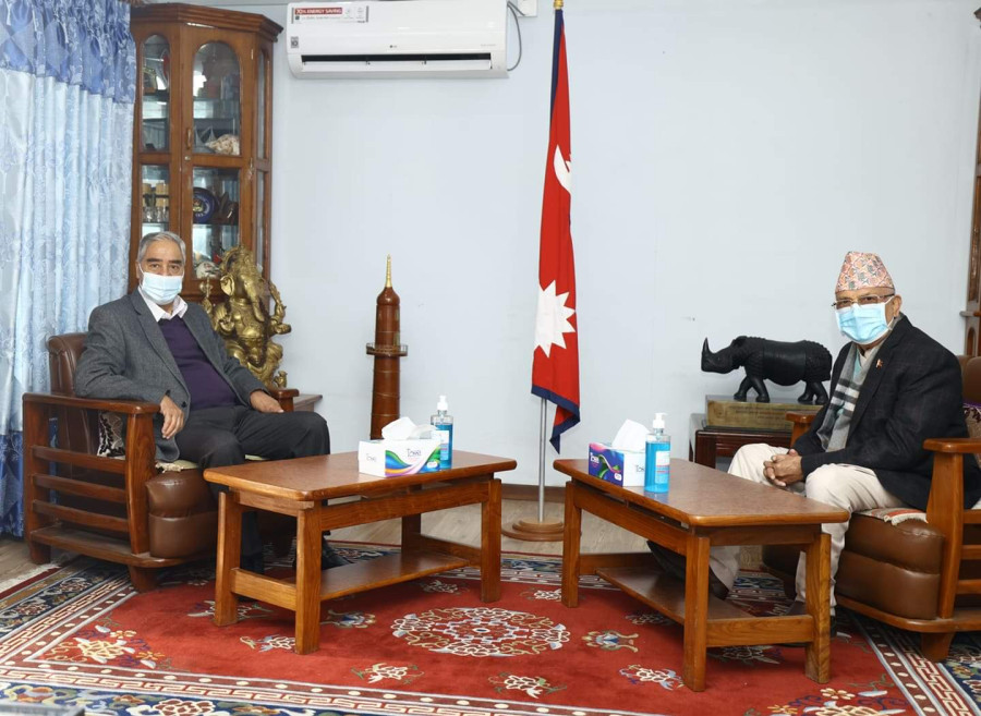 Deuba reaches out to Oli amid UML’s continued House obstructions