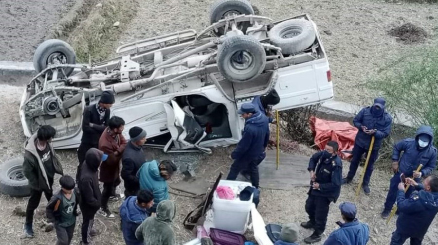 Six including election officer injured in Jumla jeep accident