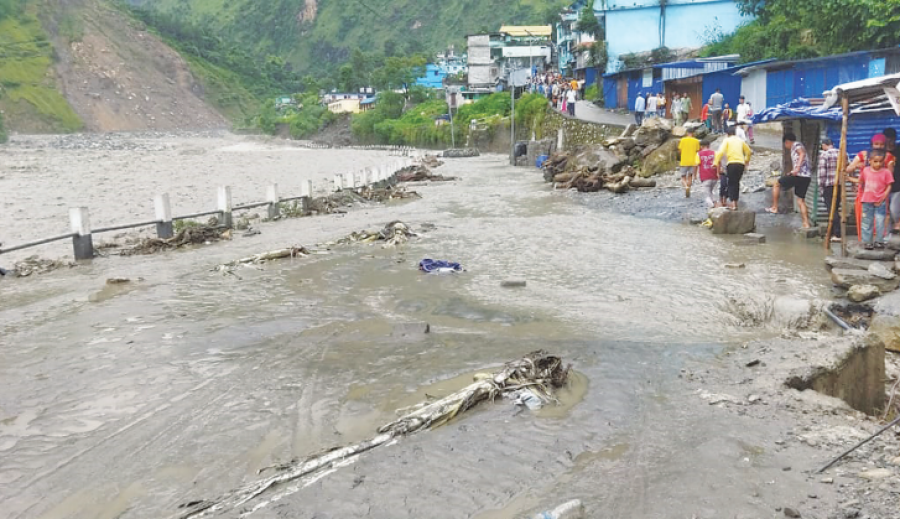 Darchula floods, landslides leave five dead and 10 missing