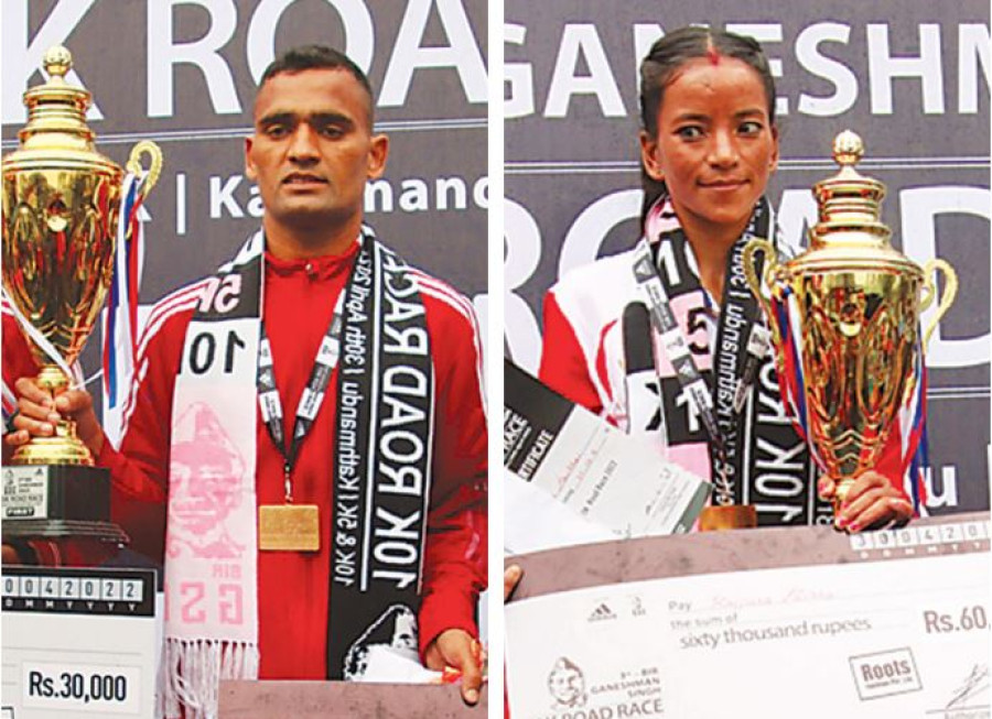 Parki, Pachhai win 10km road race