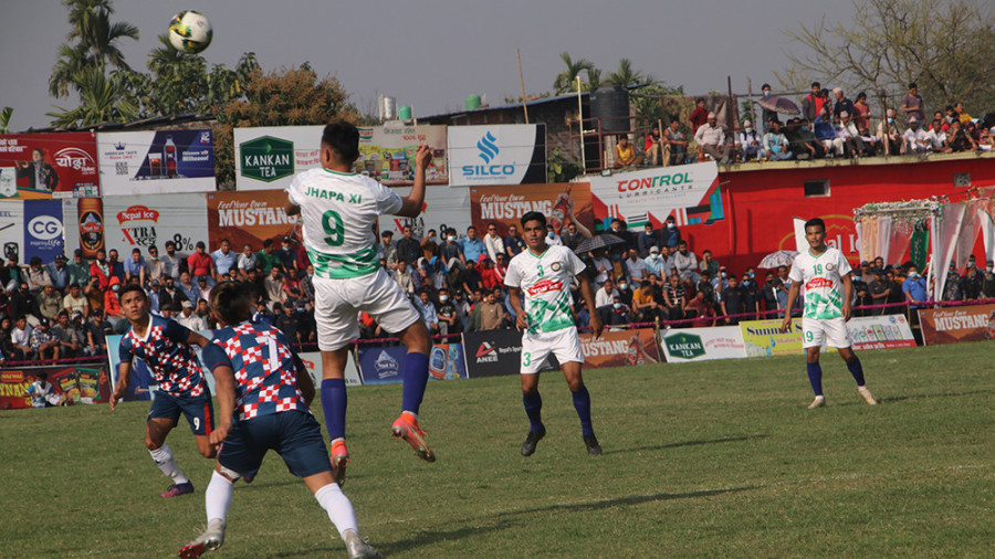 Jhapa XI into semi-finals