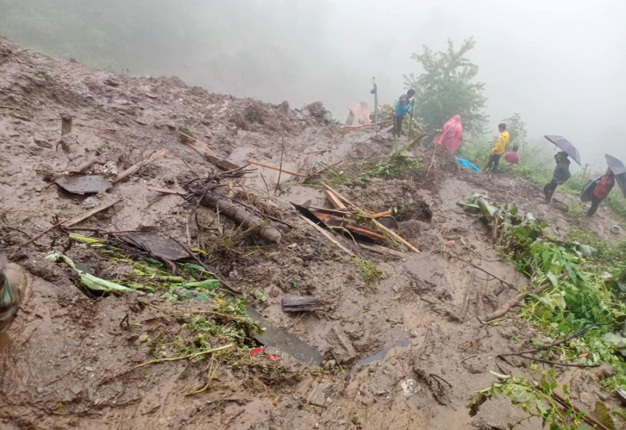 Five dead in landslide in Myagdi