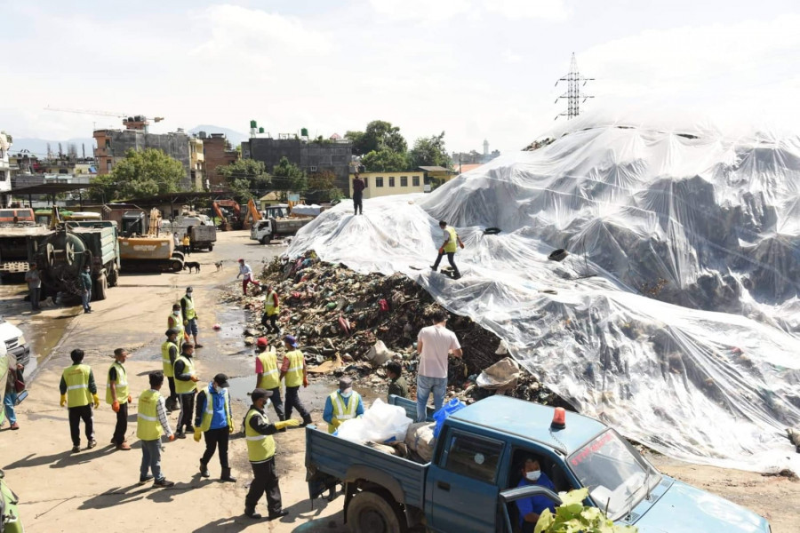 Garbage trucks on their way to landfill site vandalised on Monday night