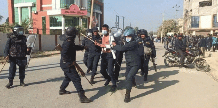 Dhangadhi tense as students continue protests defying prohibitory order