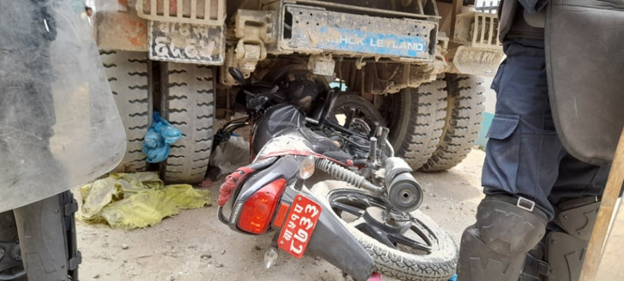 Minor girls killed after being hit by a tipper truck