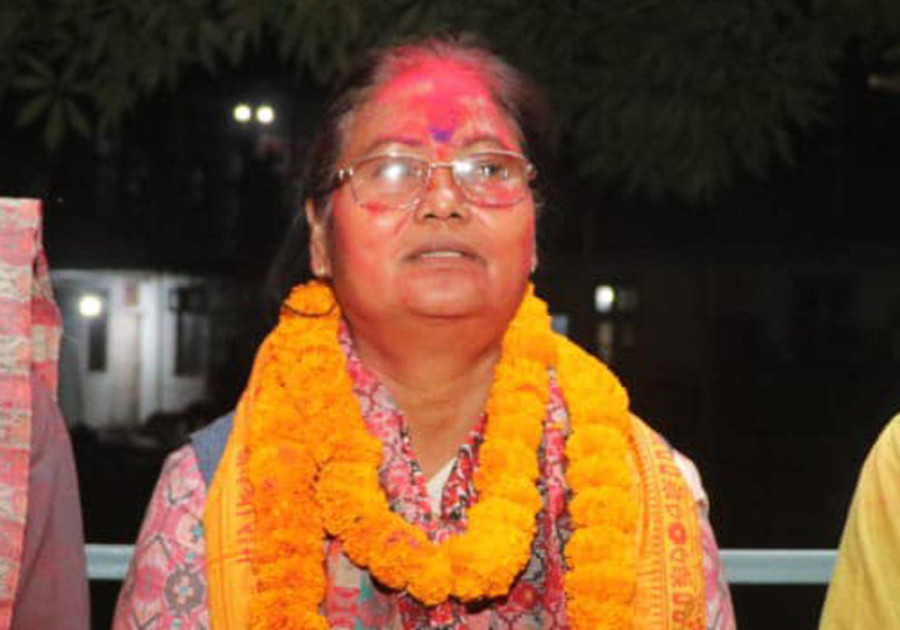 UML’s Bhagwati Chaudhary elected from Sunsari-3