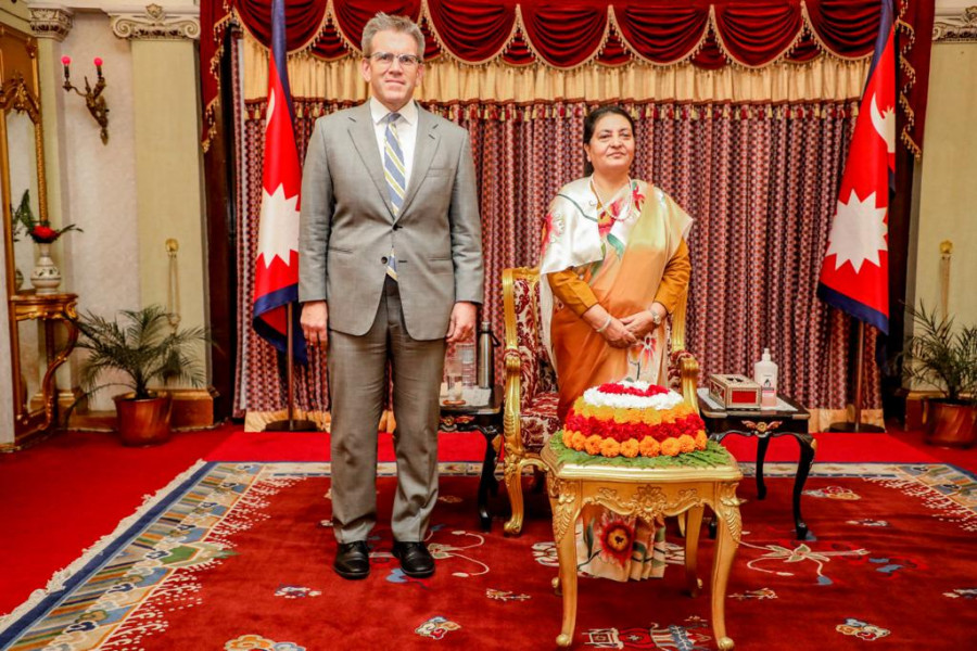 US ambassador lays out priorities, on first day in office