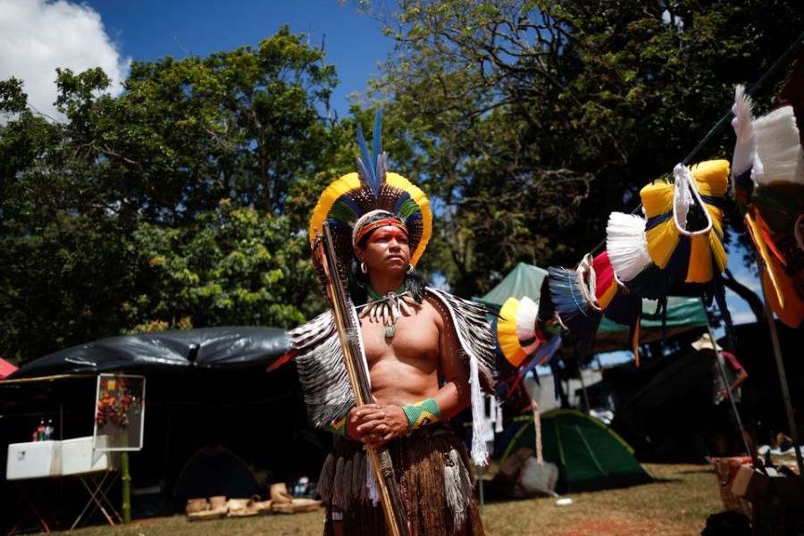 Indigenous protest camp erected in Brazilian capital to press land rights