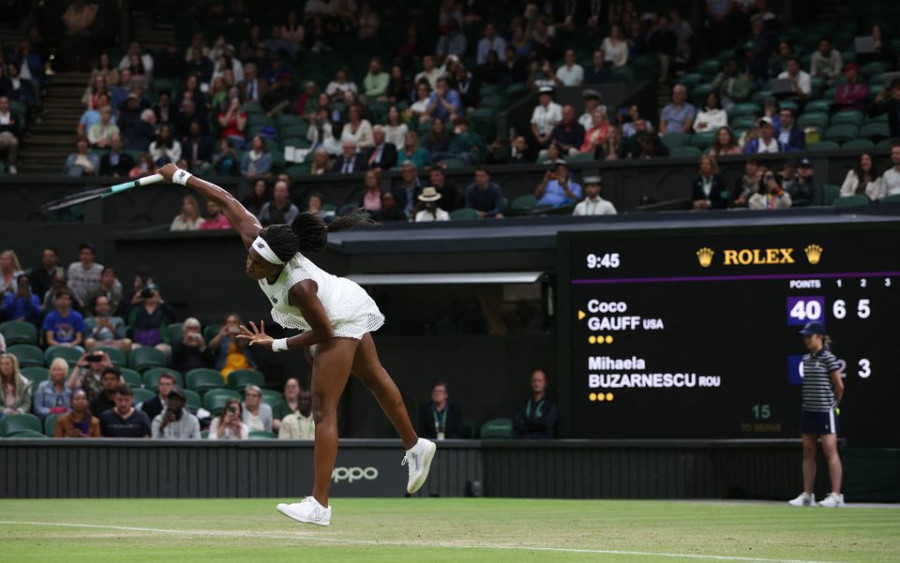 Gauff launches fastest serve - twice - at Wimbledon