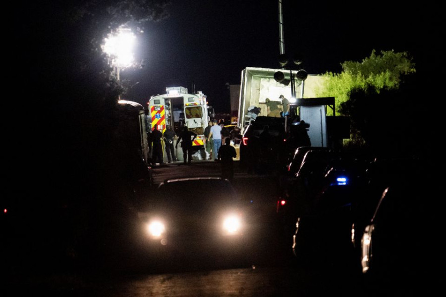 ‘Stacks of bodies’: 46 dead migrants found in truck in Texas