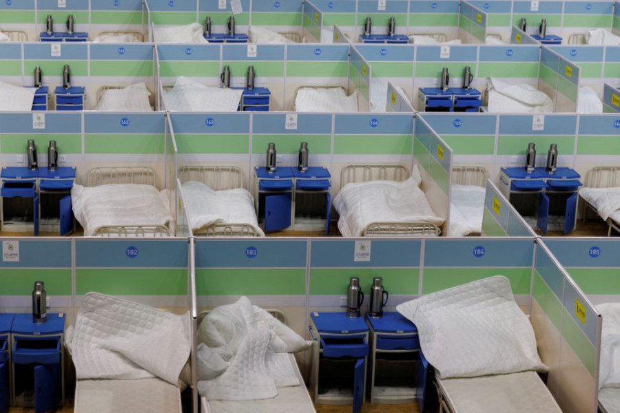 China races to install hospital beds as Covid surge sparks concern abroad
