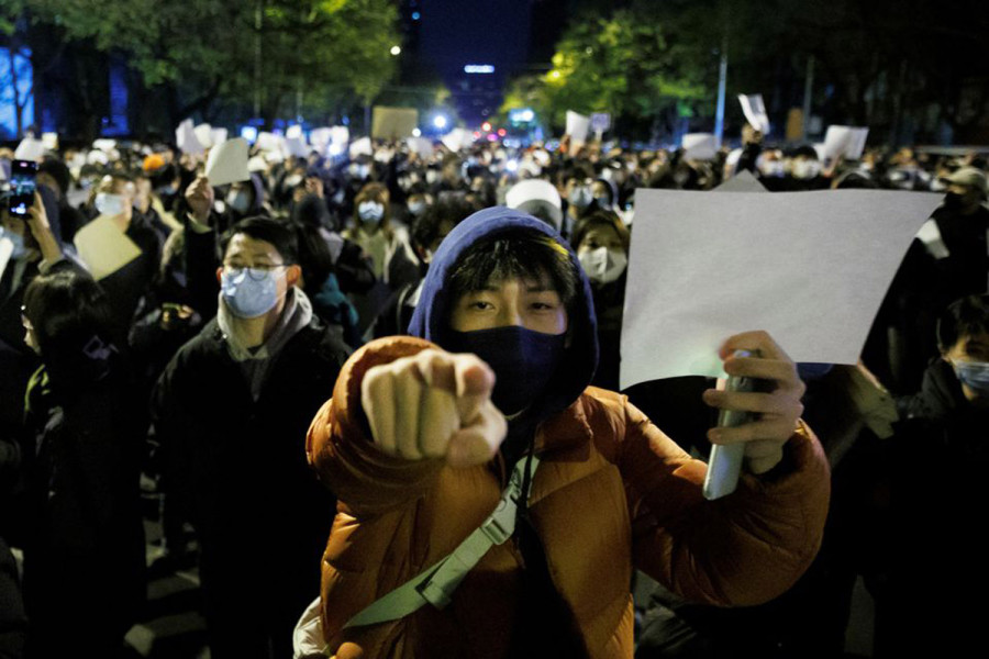 Clashes in Shanghai as Covid protests flare across China