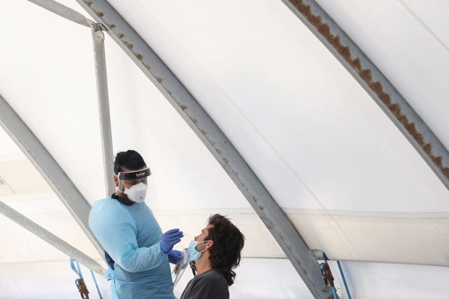 Record number of Covid-hit Australians in hospital as Omicron surges