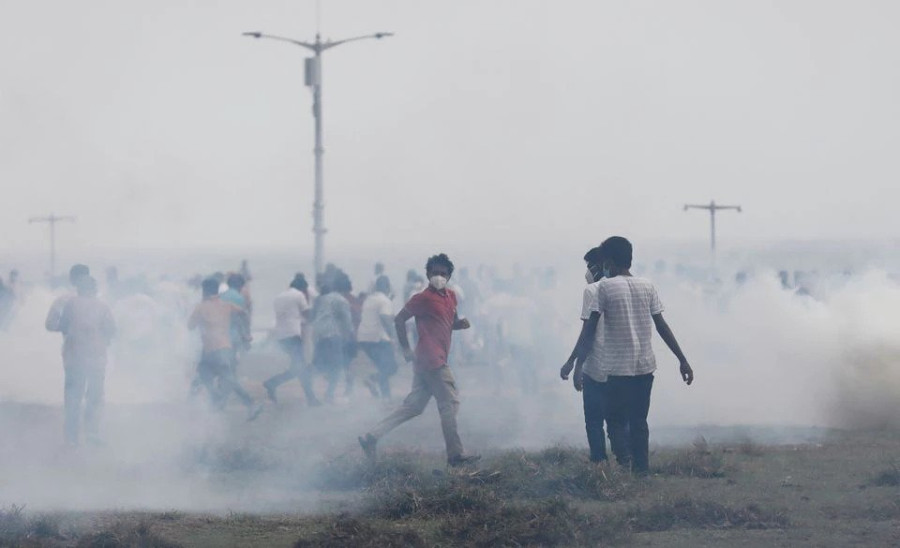 Sri Lanka protesters call for new government a day after clashes kill eight