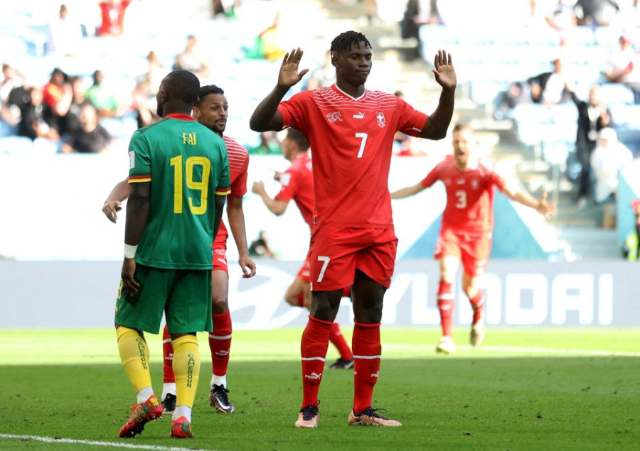 Embolo gives Swiss narrow win over Cameroon